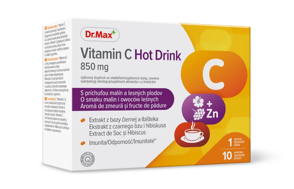Dr. Max Vitamin C Hot Drink, 10 plicuri