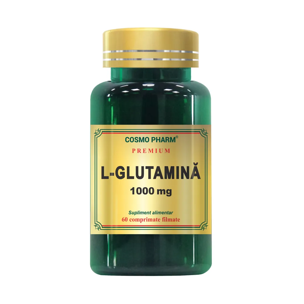 L-Glutamina 1000mg, 60 comprimate, Cosmopharm