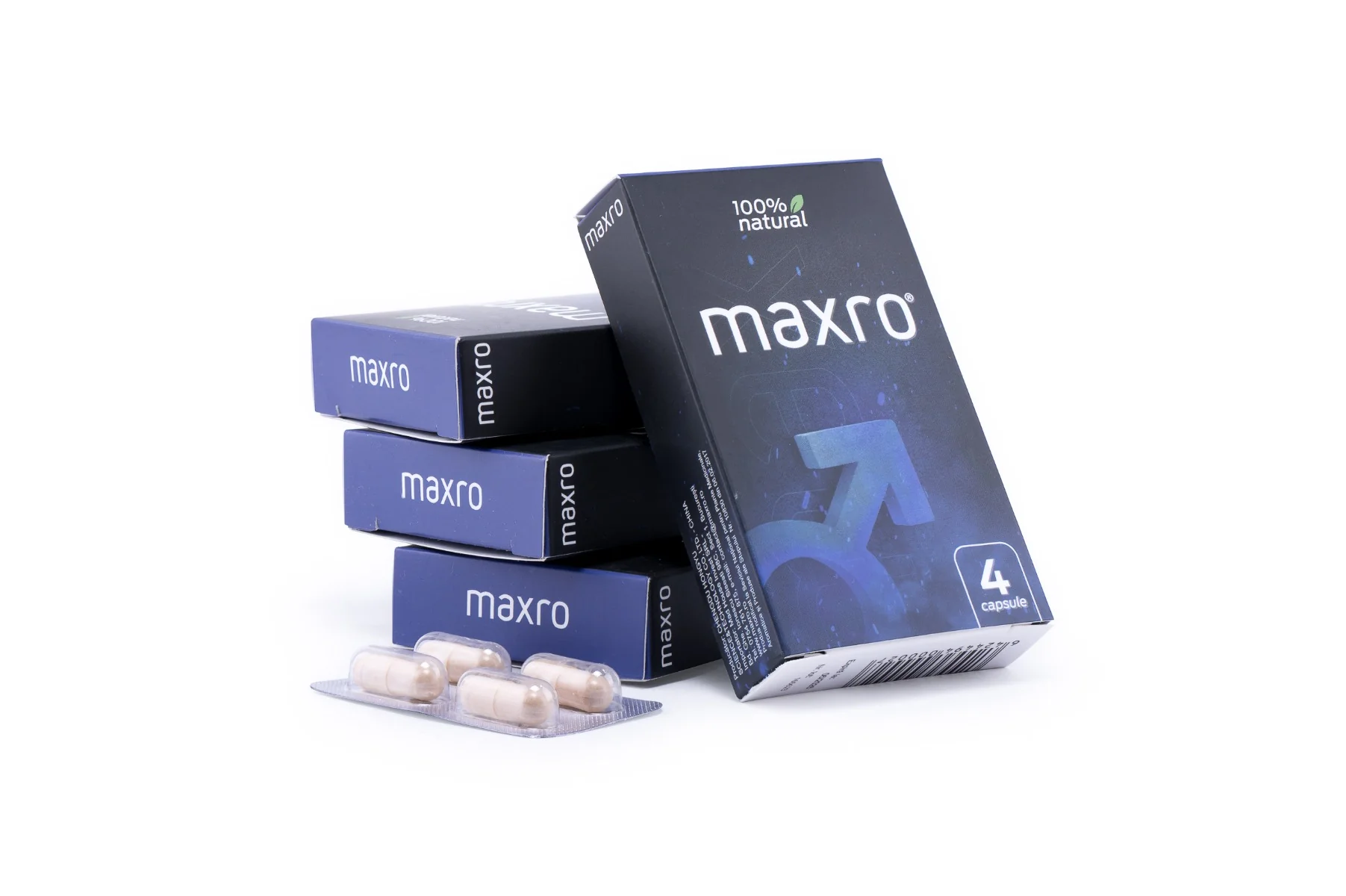 Supliment pentru potenta, 4 capsule, Maxro