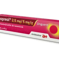 Neopreol 2,5mg/5mg/g Unguent, 40g, Antibiotice