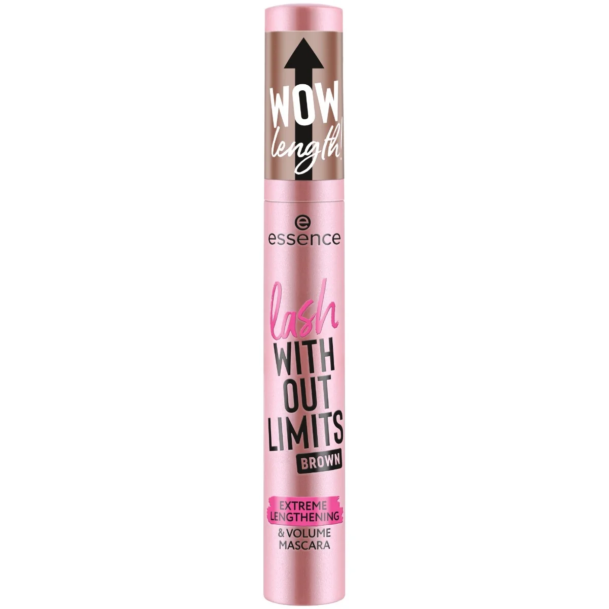 Mascara Lash Without Limits Brown Extreme Lengthening & Volume 02 - Brown, 13ml, Essence