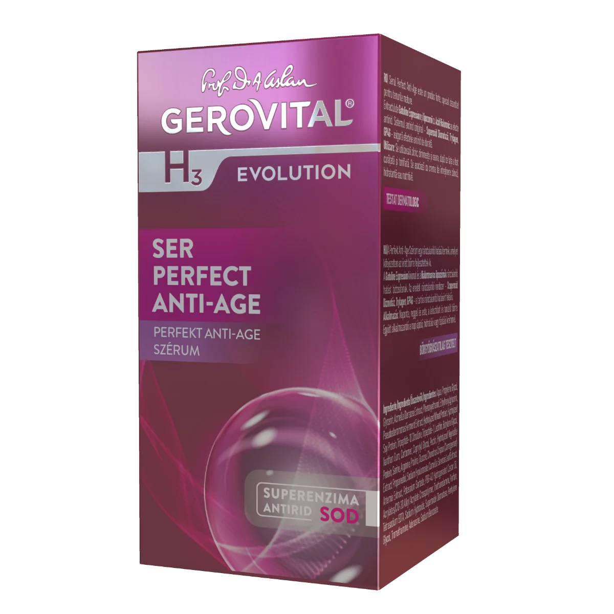Ser de noapte H3 Evolution, 15ml, Gerovital