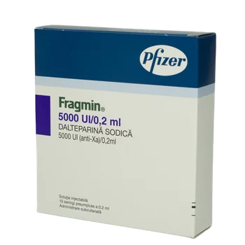 Fragmin 5.000 UI/ 0.2ml, 10 fiole, Pfizer