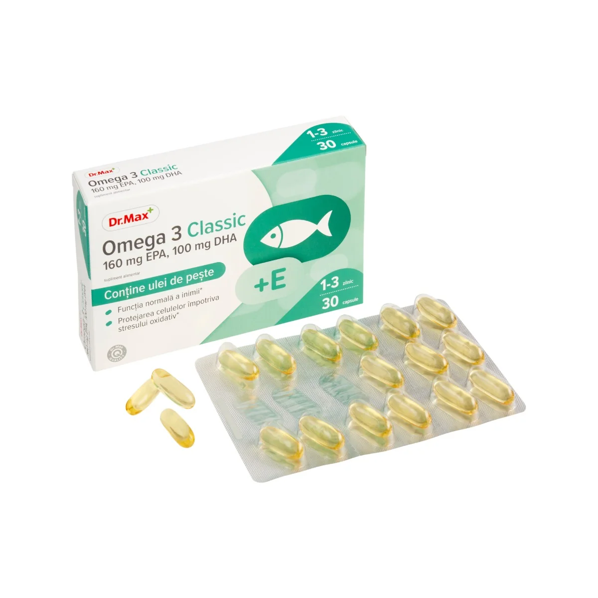Dr. Max Omega 3 Classic, 30 comprimate moi
