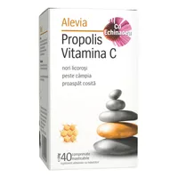 Propolis Vitamina C cu Echinacea, 40comprimate masticabile, Alevia