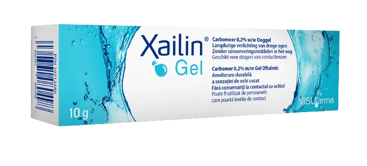 Gel oftalmic Xailin, 10 g, Visufarma