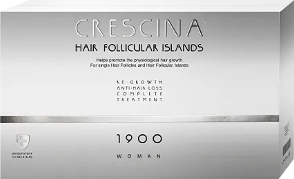 Follicular Islands 1900 Woman, 10 + 10 fiole, Crescina