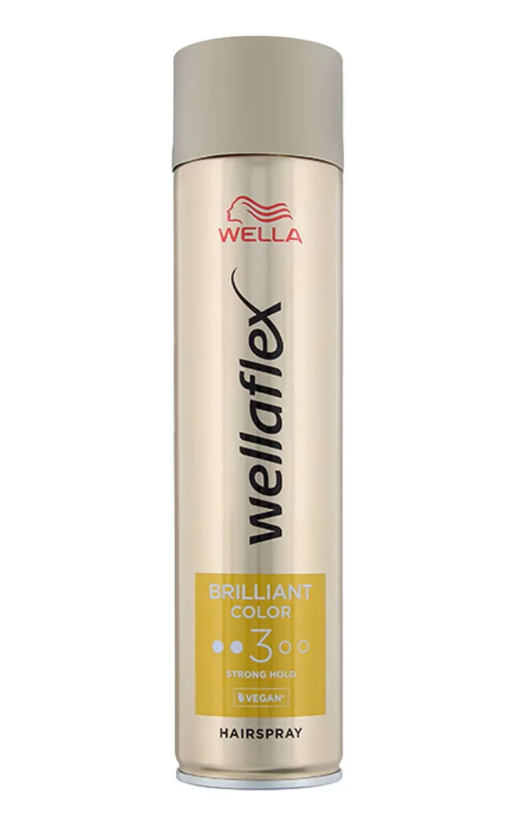 Fixativ cu grad de fixare 3 Brilliant Colours Extra Strong Wellaflex, 250ml, Wella