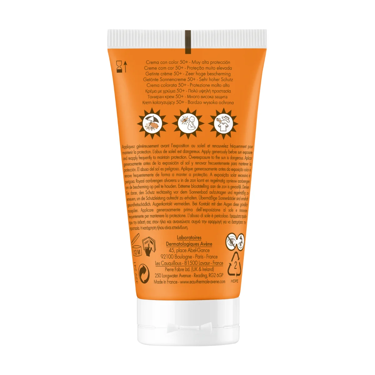 Crema nuantatoare Solare Triasorb SPF50+, 50ml, Avene