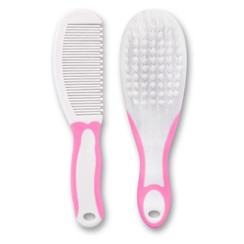 Set perie si pieptan pentru +0 luni roz, Lorelli