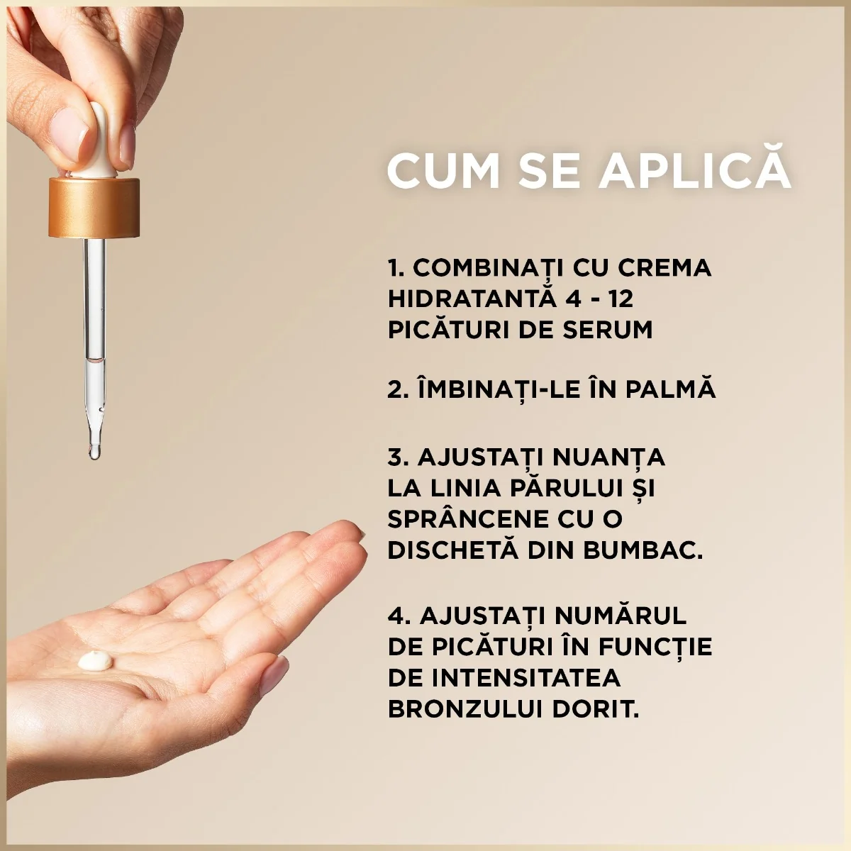 Serum de fata cu efect autobronzant Ambre Solaire, 30ml, Garnier