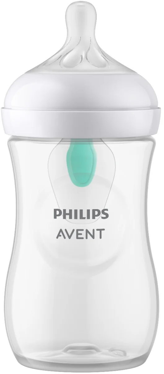 Biberon anticolici bebelusi 3 - 6 luni Natural Response AirFree vent SCY673/01, 260ml, Philips Avent 
