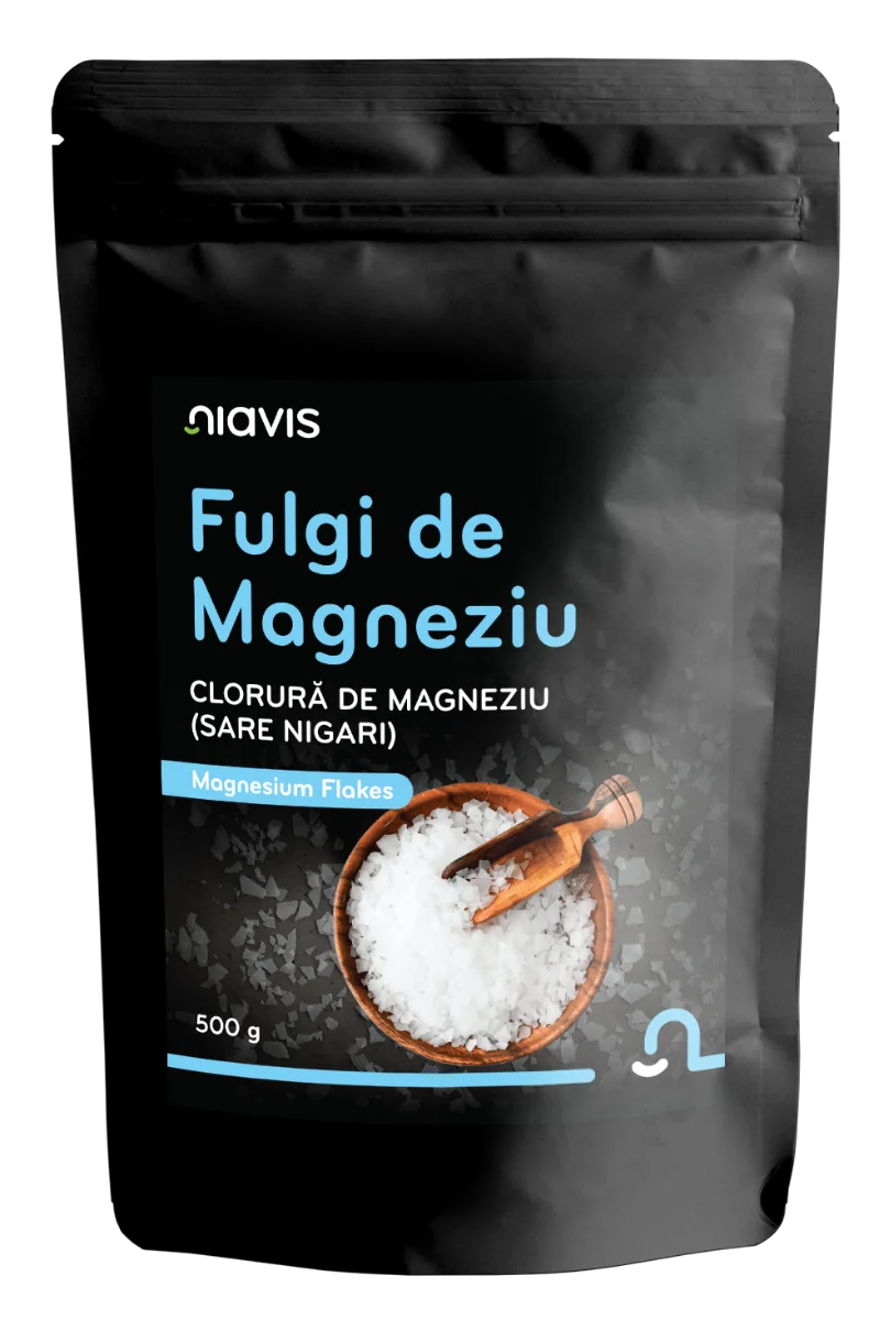 Fulgi de magneziu pentru baie, 500g, Niavis