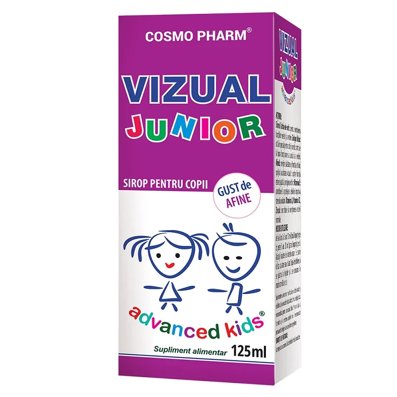 Vizual Junior Sirop, 125ml, Cosmopharm
