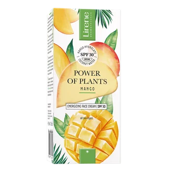 Crema energizanta cu SPF30 Power of Plants Mango, 50ml, Lirene