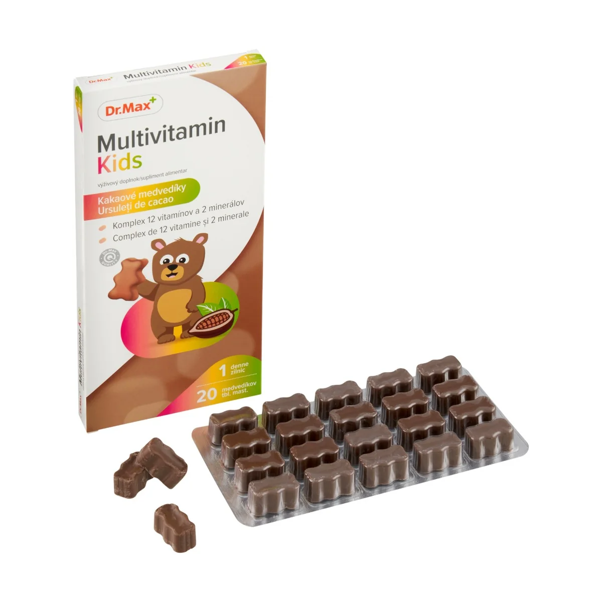 Dr. Max Multivitamin Kids, 20 tablete masticabile