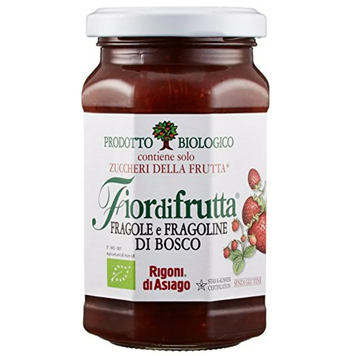 Dulceata bio de capsuni, 250g, Rigoni di Asiago