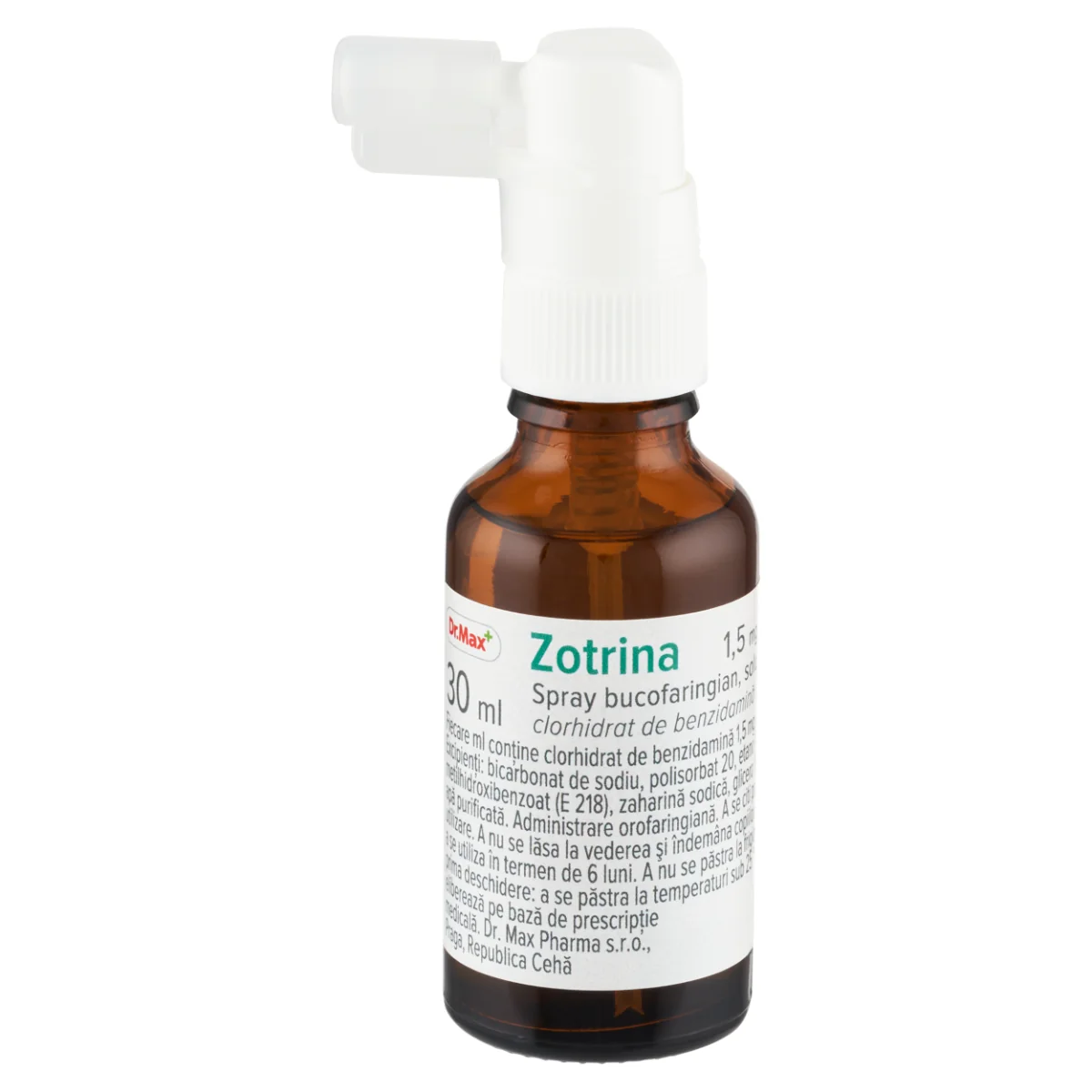 Dr. Max Zotrina spray bucofaringian 1.5mg/ml, 30ml