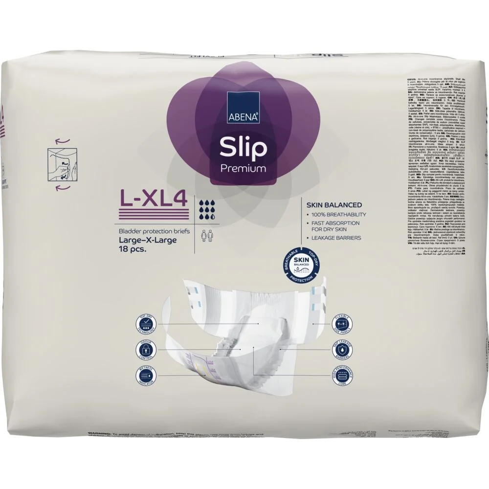 Scutece pentru adulti Premium Flexi Fit L-XL4 cu absorbtie 3800ml, 18 bucati, Abena