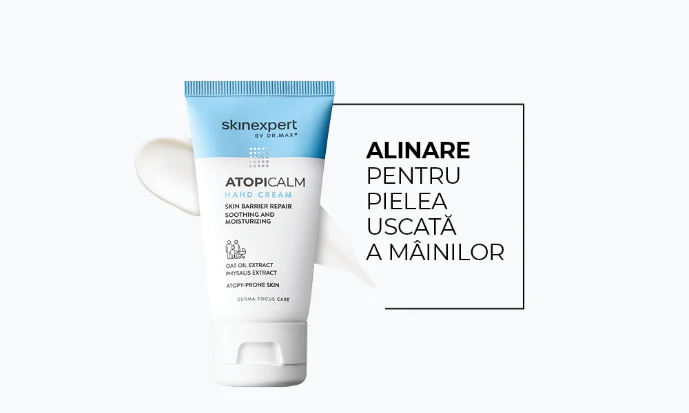 Alinare pentru pielea uscata a mainilor Alinare pentru pielea uscata a mainilor