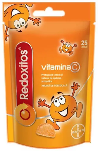 Redoxitos jeleuri vitamina C, 25 jeleuri, Bayer