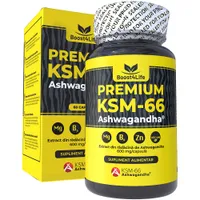 Ashwagandha premium KSM-66, 60 capsule, Boost4Life