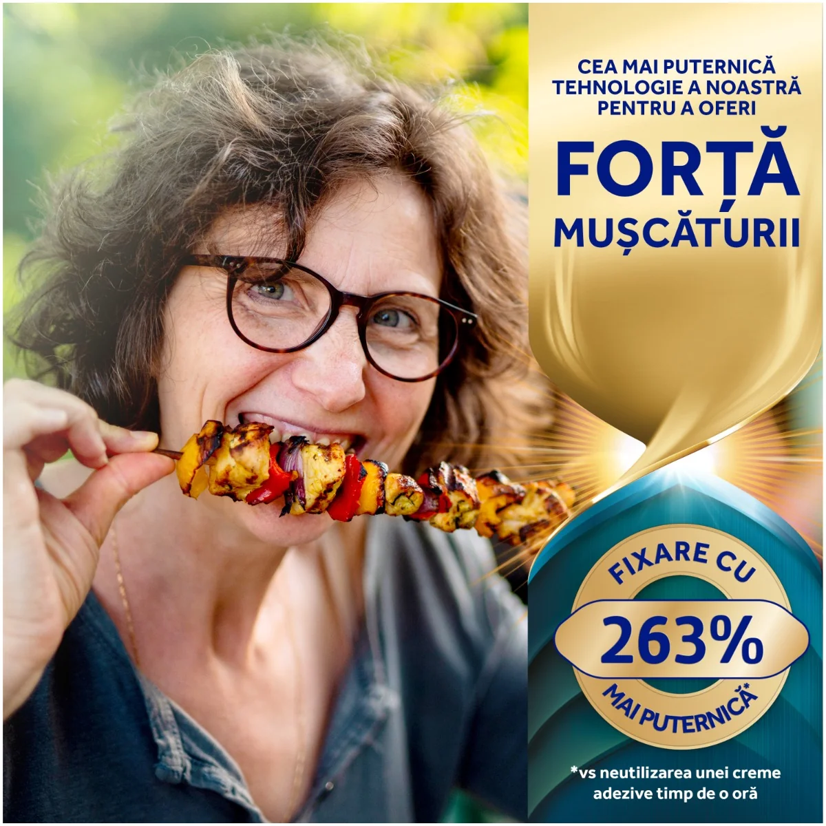 Crema adeziva pentru proteza dentara Power Max Ultimate All In One 40g, Corega