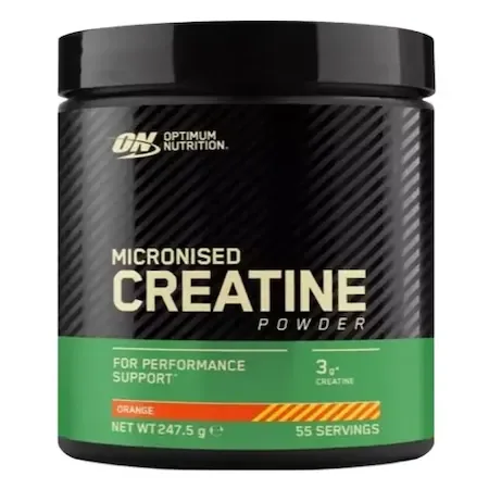 Creatina monohidrata micronizata cu aroma de portocale, 247.5g Optimum Nutrition