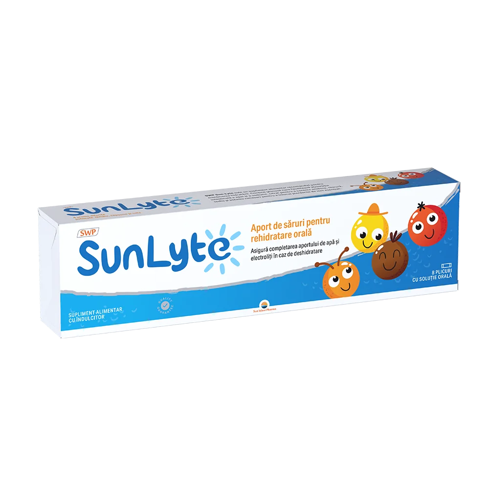 Sun-Lyte saruri de rehidratare, 8 plicuri, Sun Wave Pharma
