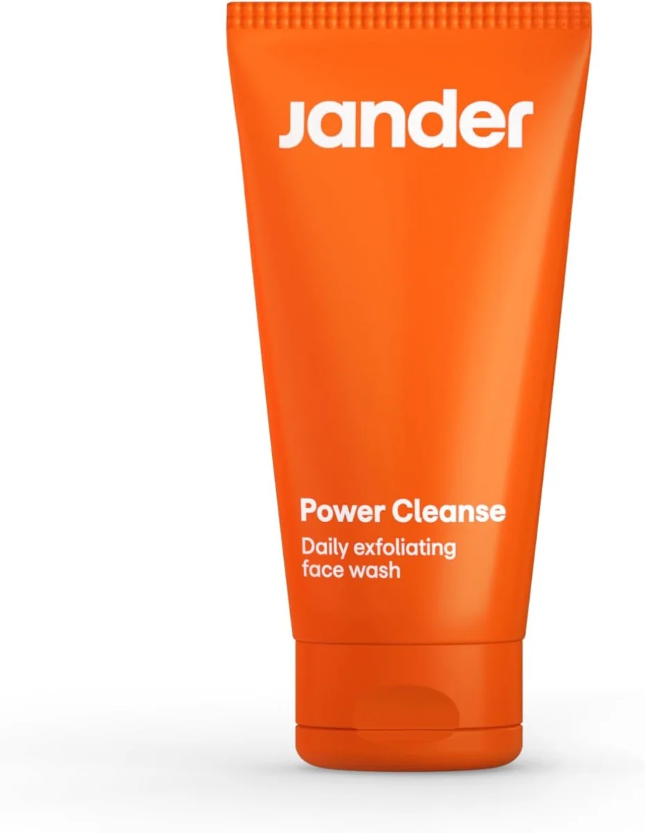 Gel exfoliant pentru ten barbati cu carbune activ anti-poluare, 75ml, Jander Skin