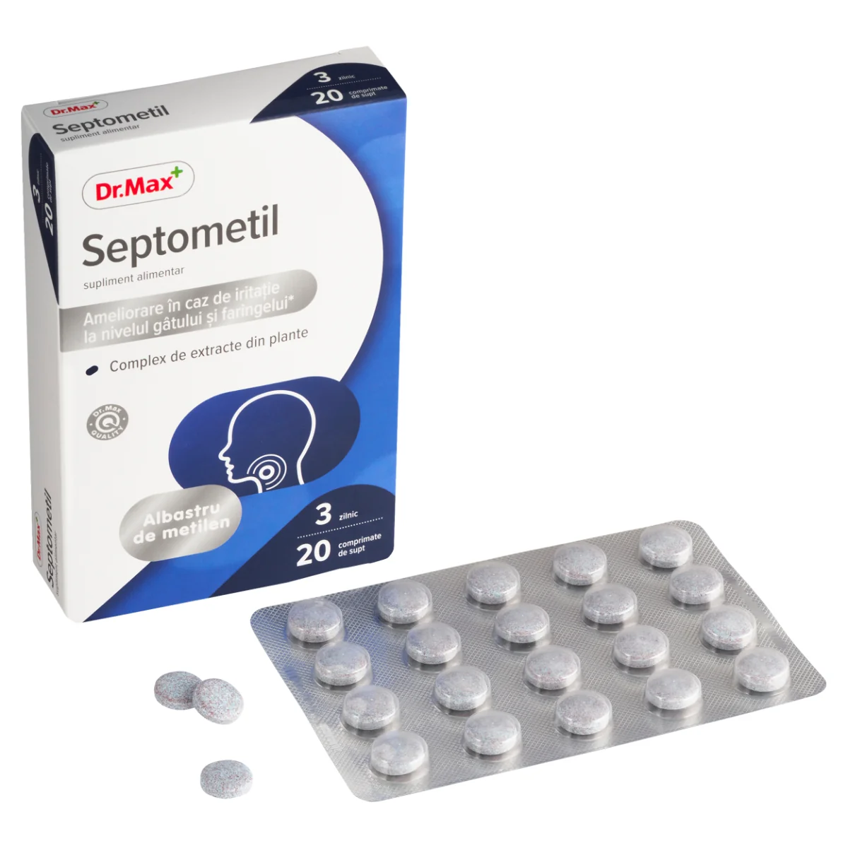 Dr. Max Septometil, 20 comprimate masticabile
