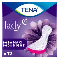Absorbante pentru incontinenta urinara Lady Maxi Night, 12 bucati, Tena
