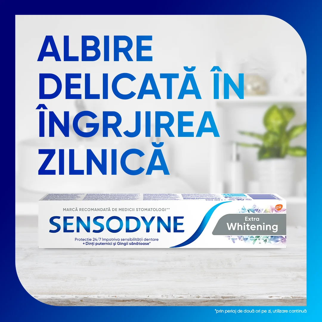 Pasta de dinti Extra Whitening, 100ml, Sensodyne