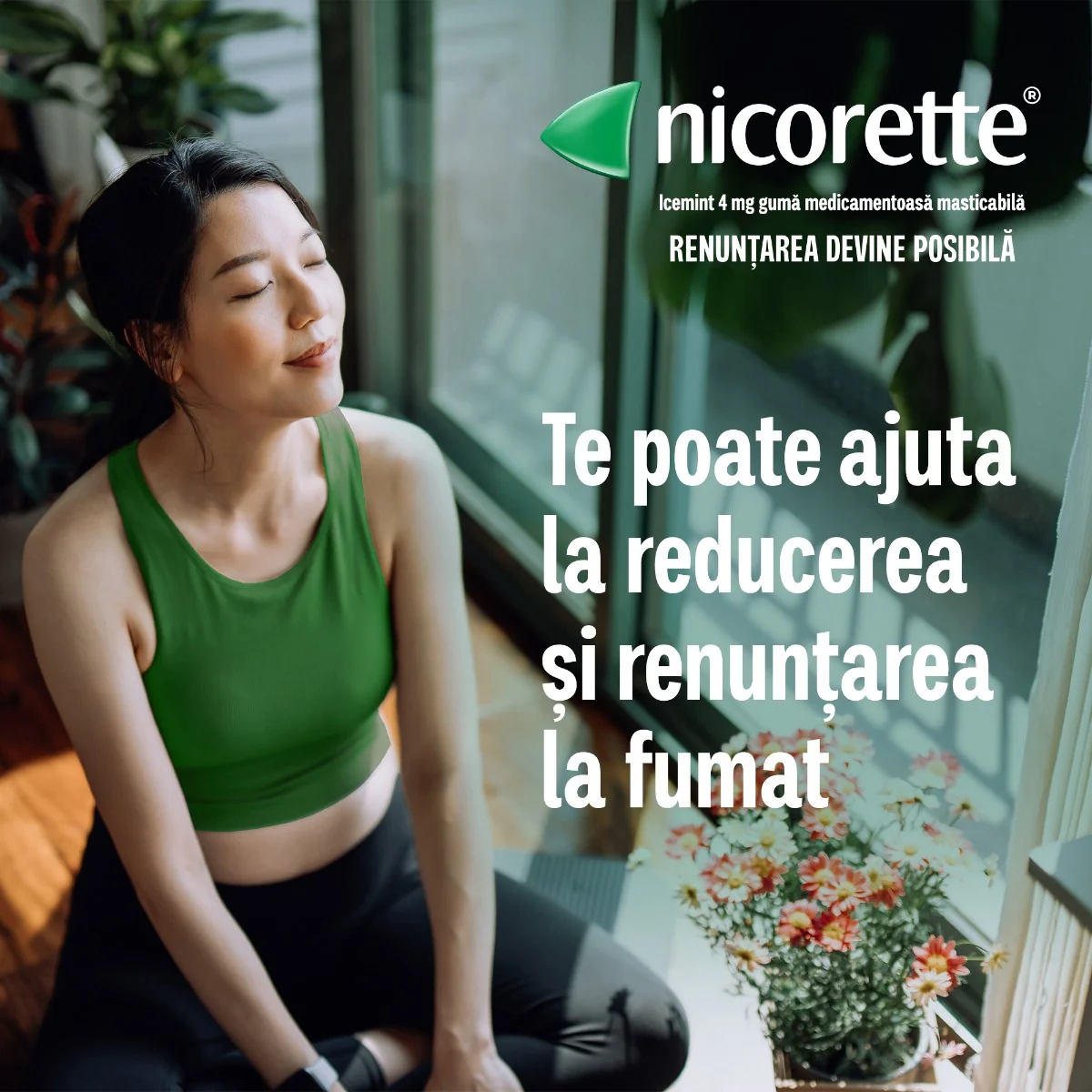 Nicorette® Icemint 4mg guma medicamentoasa masticabila, 30 bucati, Johnson&Johnson
