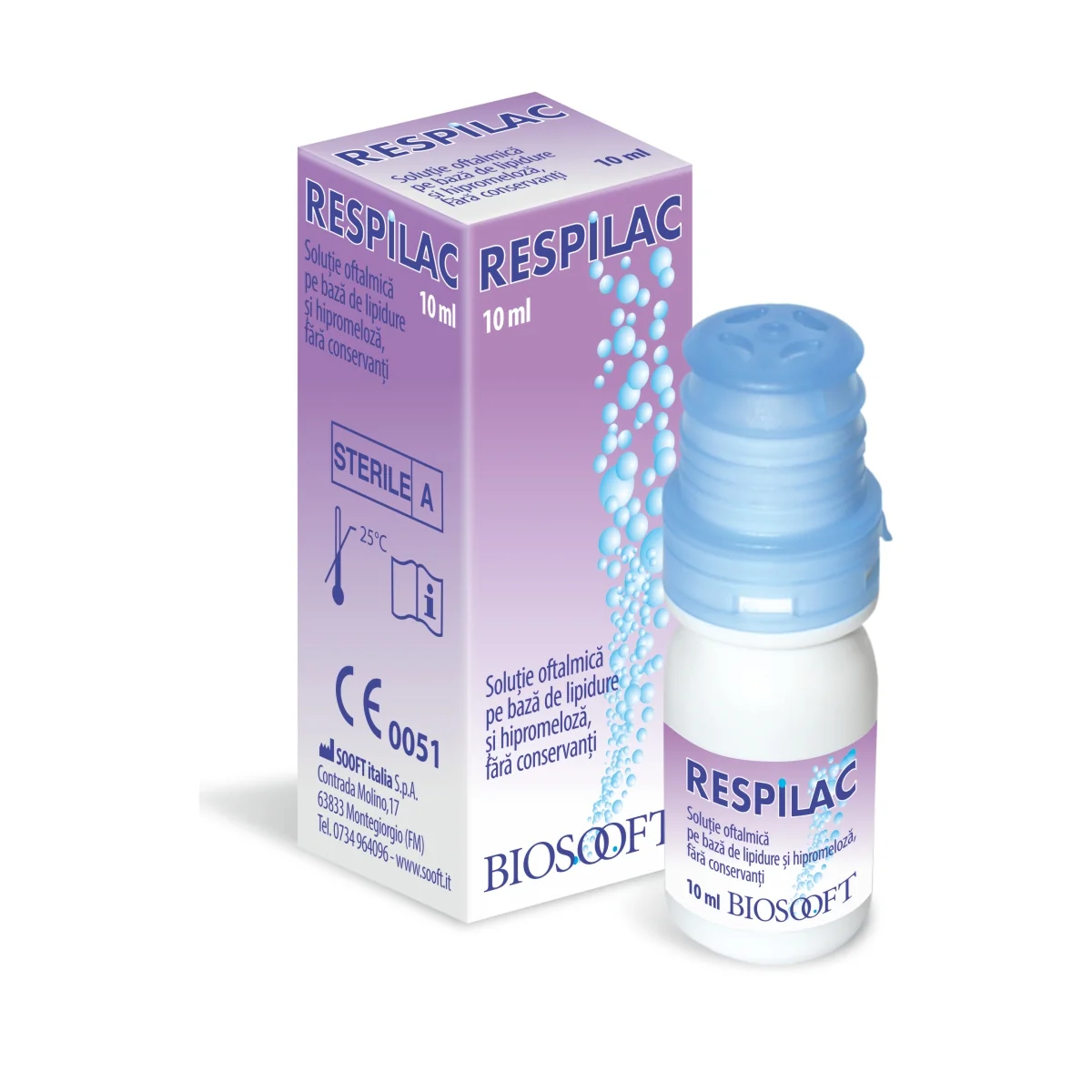 Respilac solutie oftalmica, 10ml, BioSooft