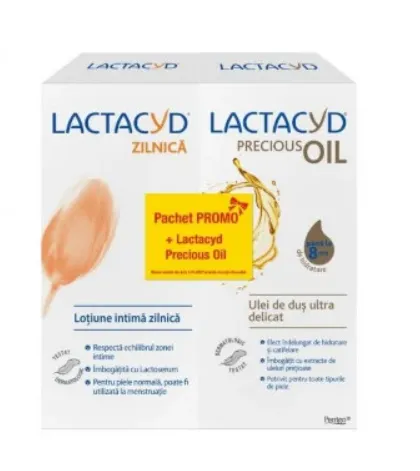 Pachet Lotiune intima zilnica 200ml + Lactacyd Precious Oil 200ml, Lactacyd
