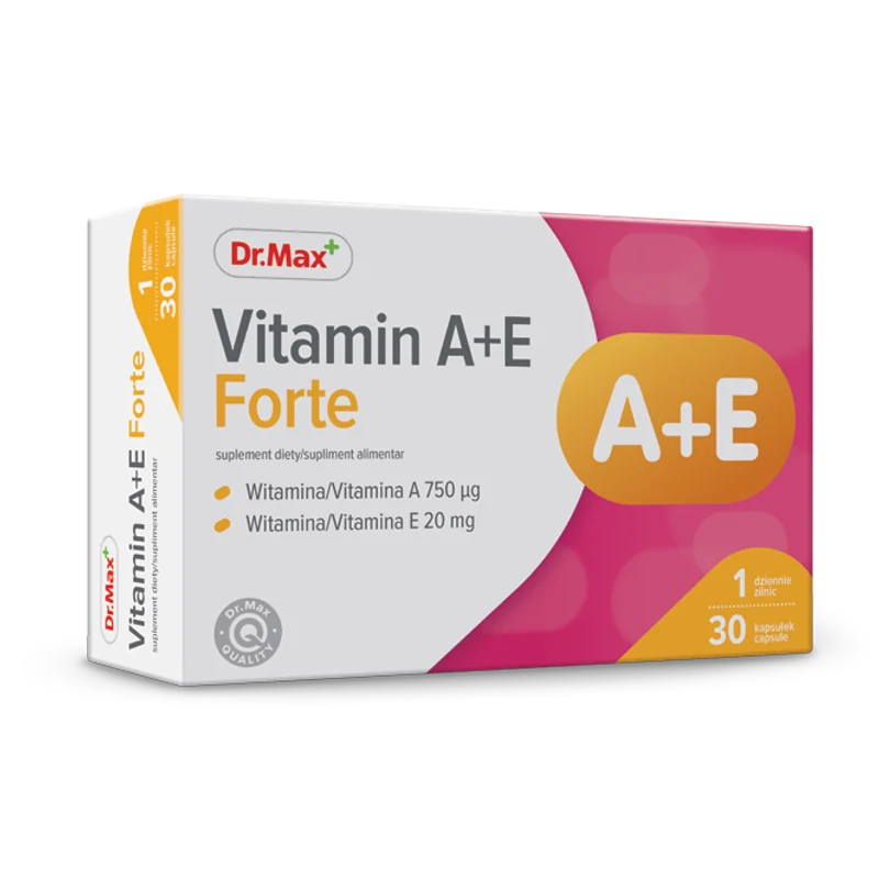 Dr. Max Vitamina A+E Forte, 30 capsule moi