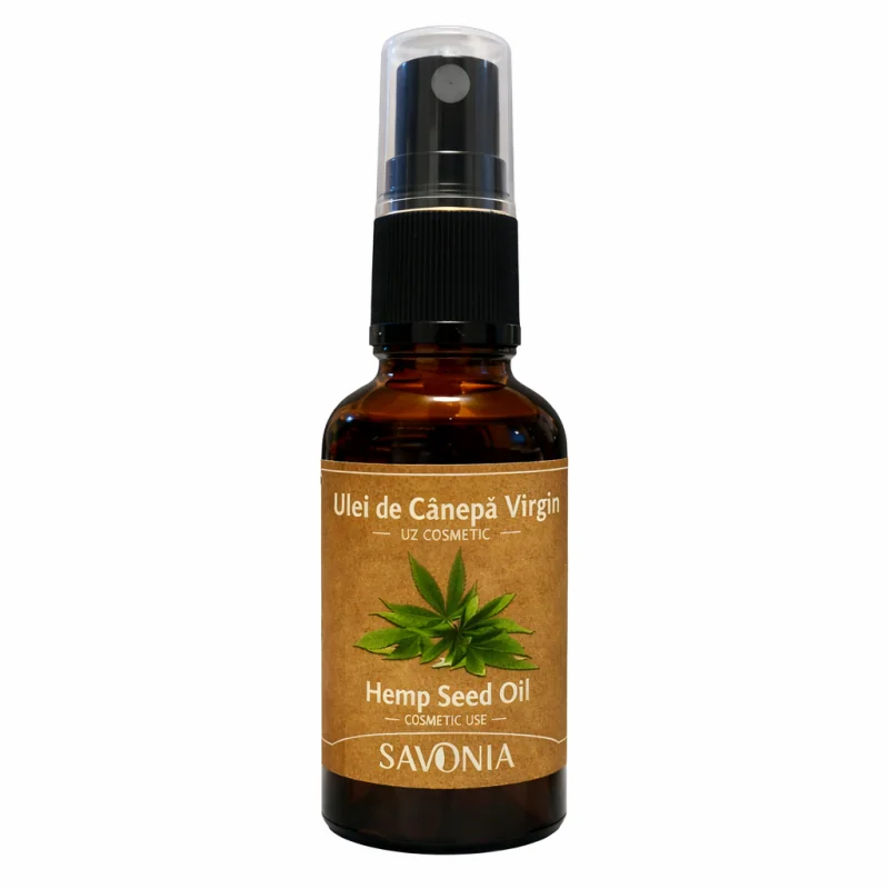 Ulei de canepa virgin, 30ml, Savonia