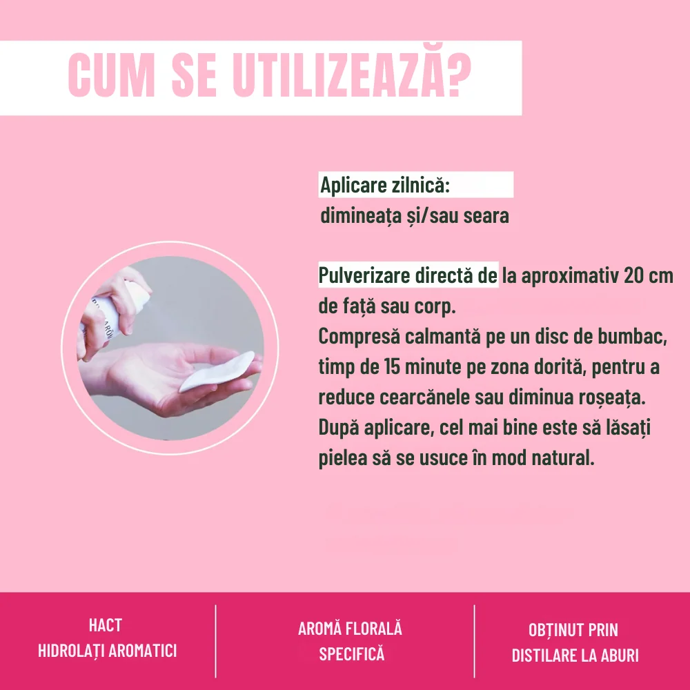 Apa florala cu Imortele Bio, 150ml, Pranarom