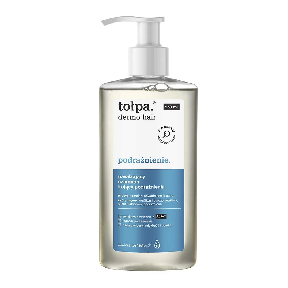 Sampon hidratant pentru scalp sensibil Dermo Hair, 250ml, Tolpa