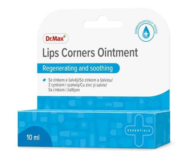 Dr. Max Unguent nutritiv pentru colturile crapate ale buzelor, 10ml
