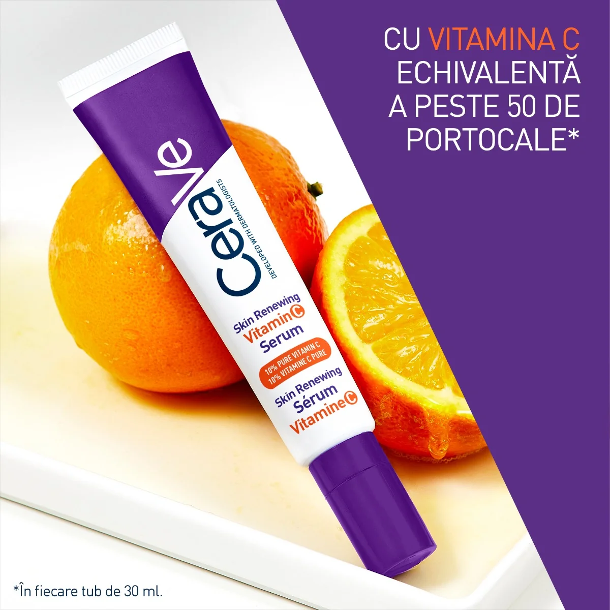 Serum cu Vitamina C Skin Renewing, 30ml, CeraVe