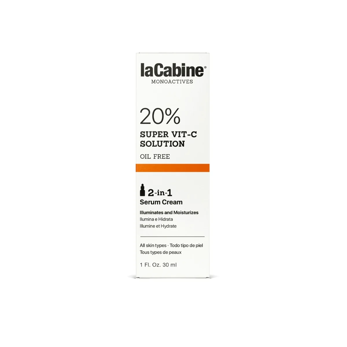 Ser-crema 20% Super Vitamina C Monoactives, 30ml, La Cabine