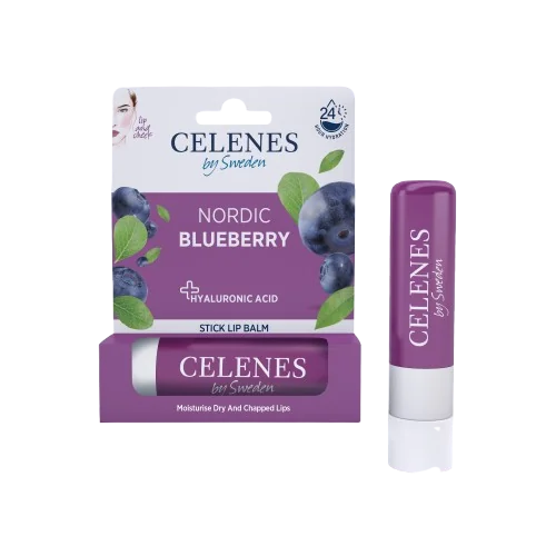 Balsam de buze cu afine Nordic, 4.8g, Celenes
