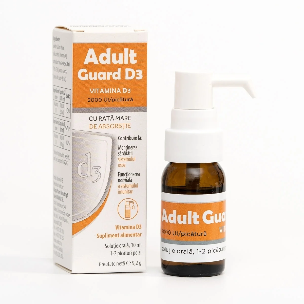 Adult Guard 3 2000 UI Vitamina D3, 10ml, Evital