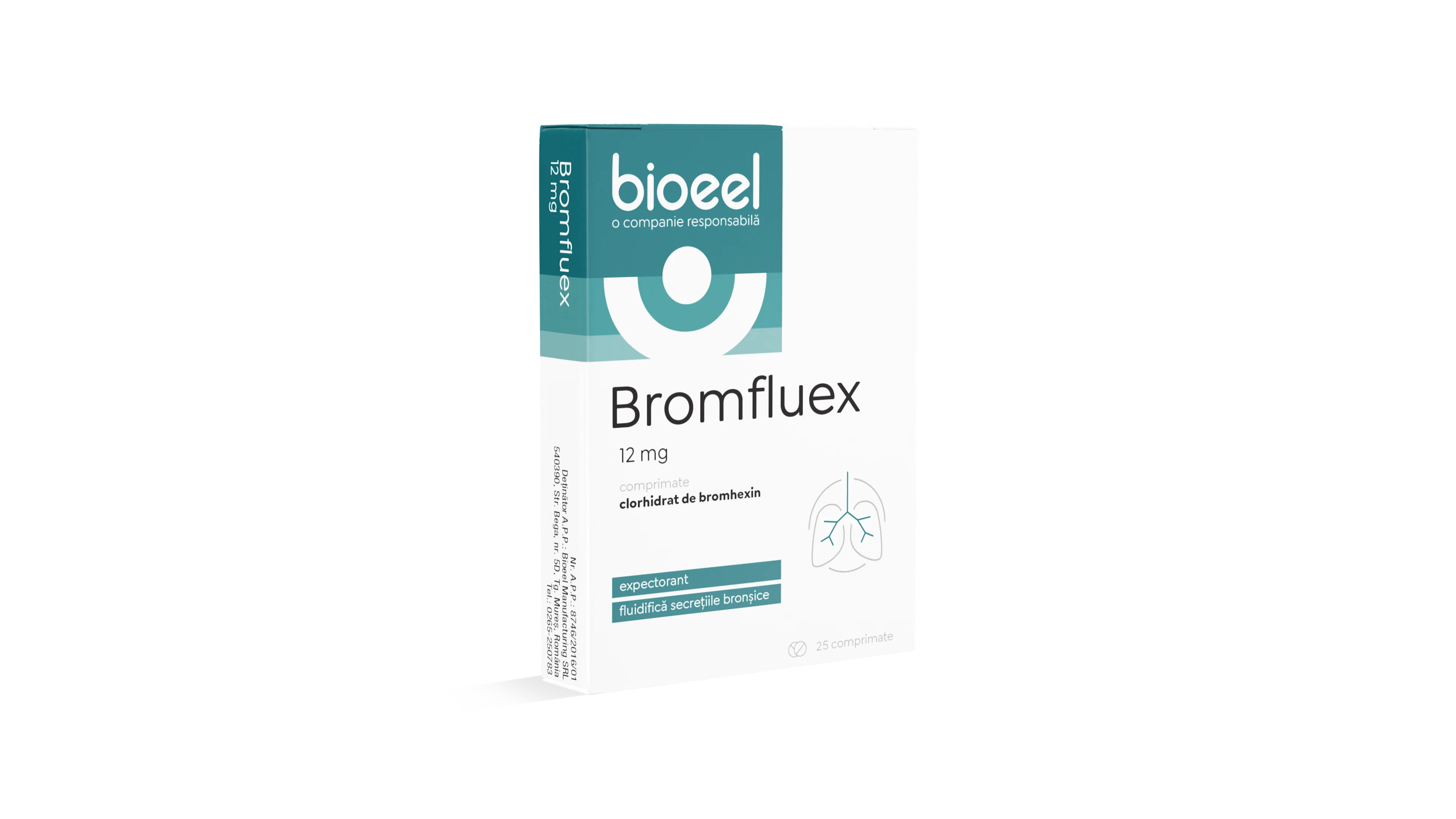  Bromfluex 12mg, 25 comprimate, Bioeel