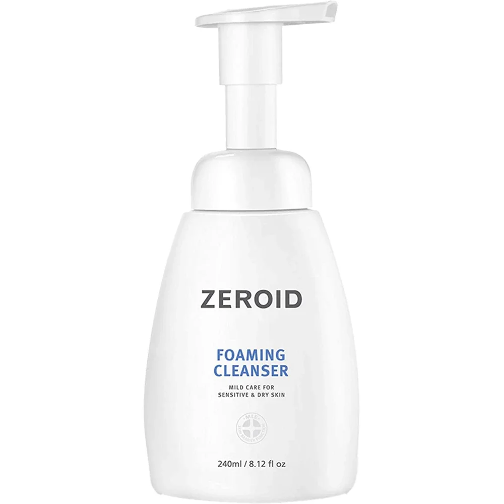Spuma de curatare pentru piele sensibila si uscata, 240ml, Zeroid