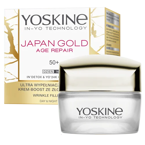 Crema pentru umplerea ridurilor de zi si noapte pentru ten 50+ Japan Gold Age Repair, 50ml, Yoskine