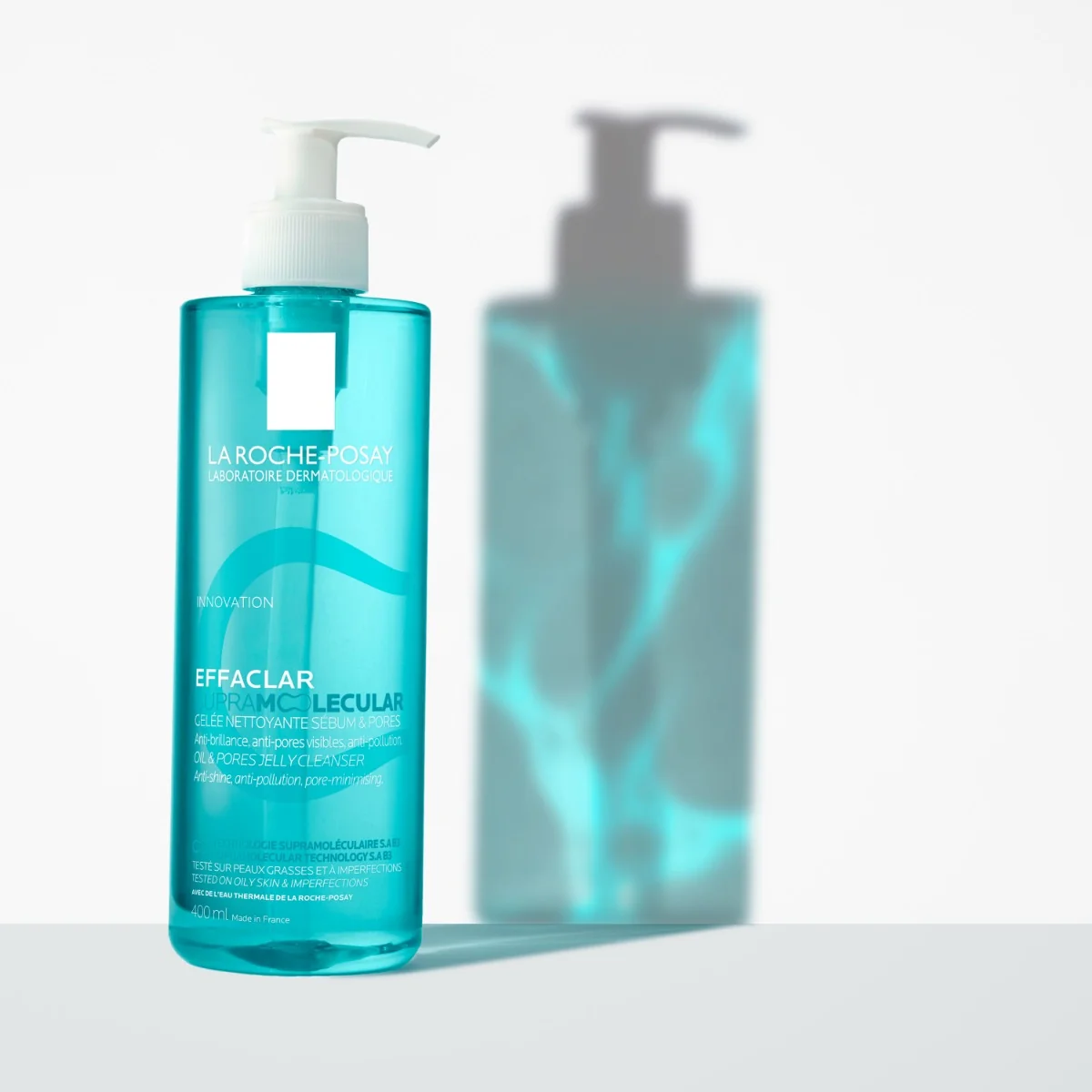 Gel de curatare pentru excesul de sebum si porii vizibili Effaclar Supramolecular, 400ml, La Roche-Posay