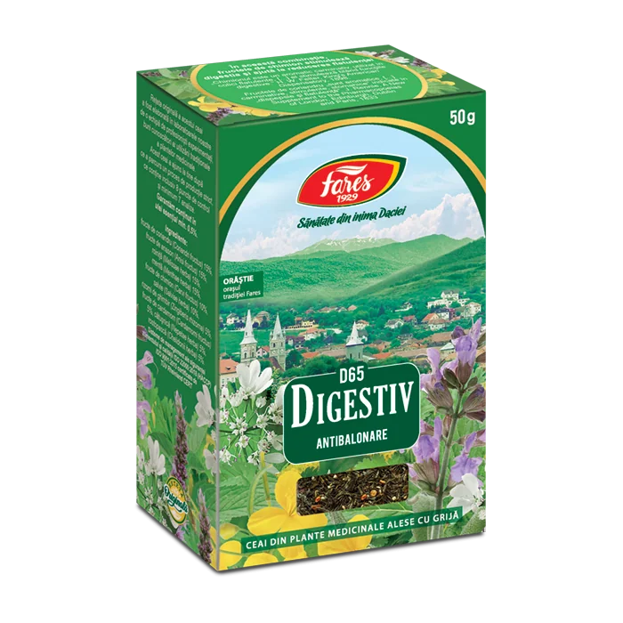 Ceai Digestiv D65, 50g, Fares